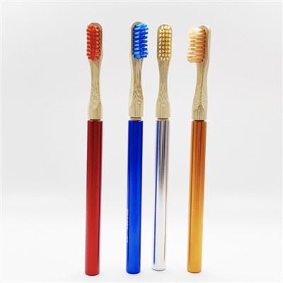 Brws Dannedd Bambŵ Bioddiraddadwy Pennaeth Amnewidiadwy