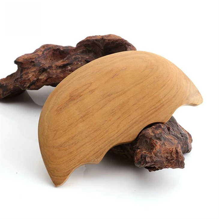 wooden guasha facial massage